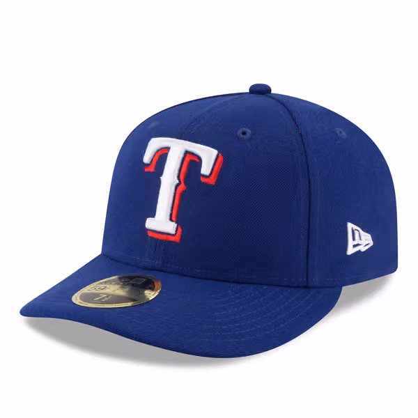 Texas Rangers Authentic New Era Low Profile 59FIFTY MLB Cap Game product photo