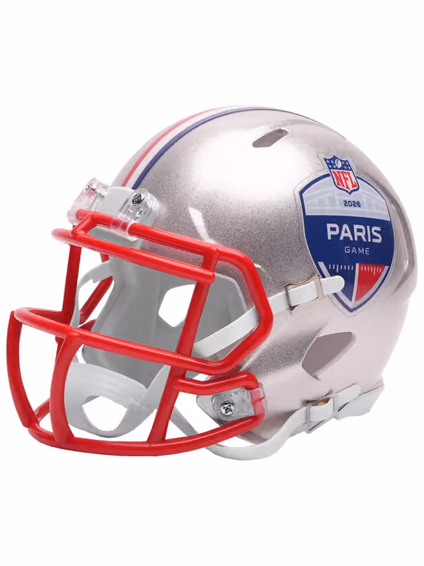 2026 NFL Paris Game Speed Mini Helmet view 1