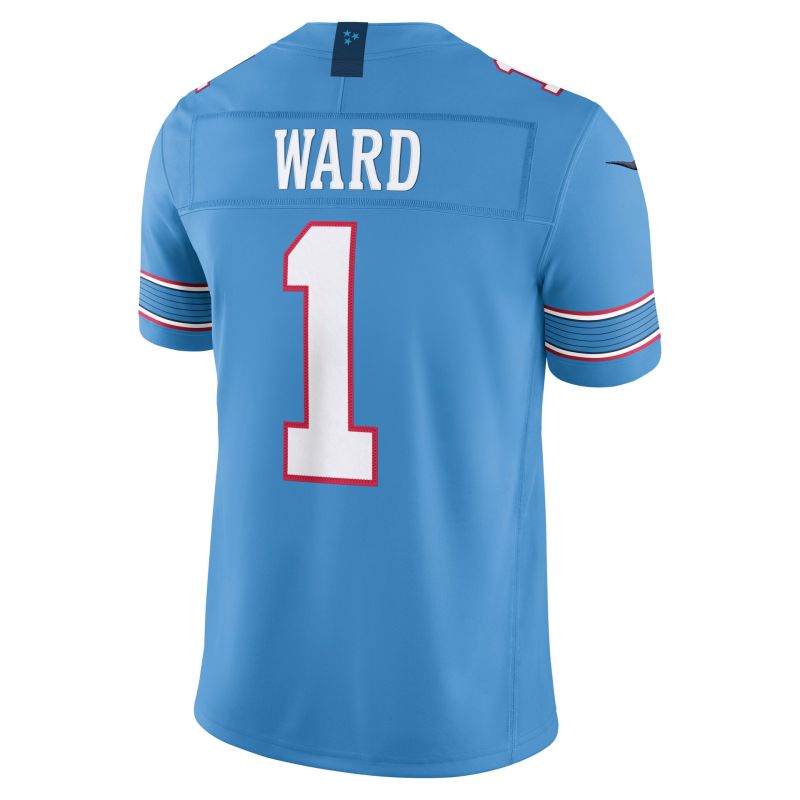 Cam Ward #1 Tennessee Titans 2026 Stitched Limited NFL Jersey Blue view 3