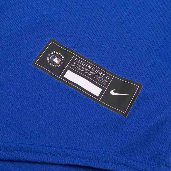 Chicago Cubs Replica MLB Alternate Jersey Blue view 4