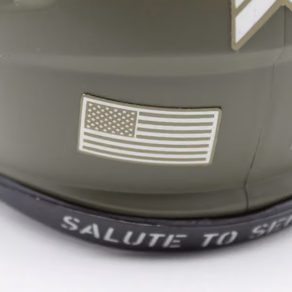 Cleveland Browns 2022 Salute to Service NFL Speed Mini Helmet view 5