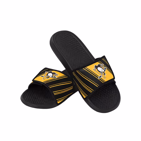 Pittsburgh Penguins Legacy Velcro NHL Sport Slides view 2