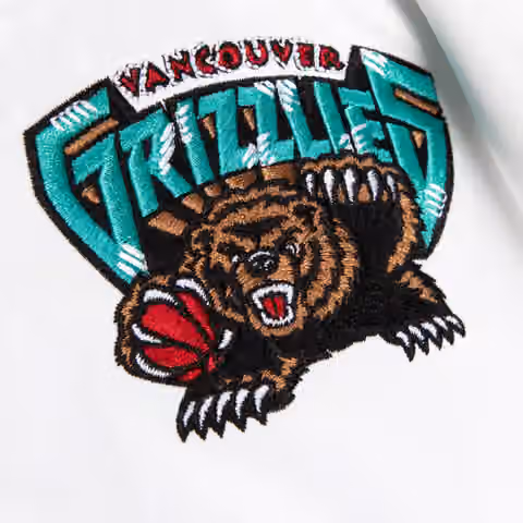 Vancouver Grizzlies Mitchell & Ness Script Heavyweight Satin NBA Jacket view 4