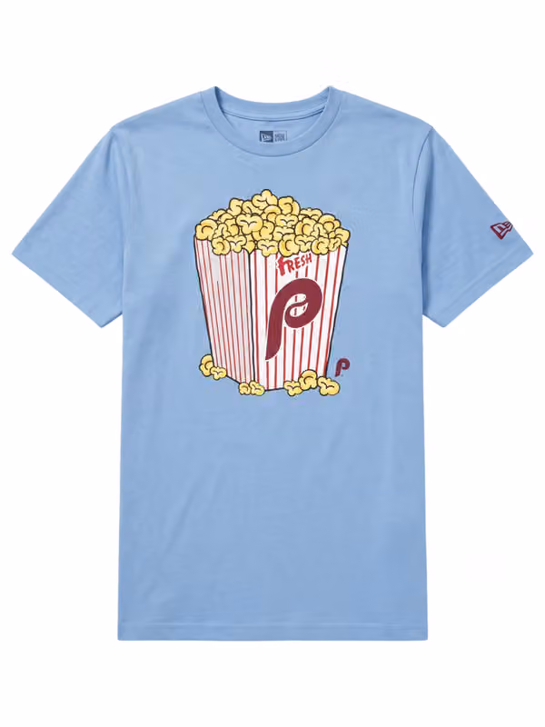 Philadelphia Phillies Popcorn Oversized MLB T-Shirt Blue view 1
