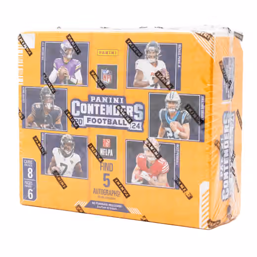 2024 Panini Contenders Football NFL Hobby Box view 1