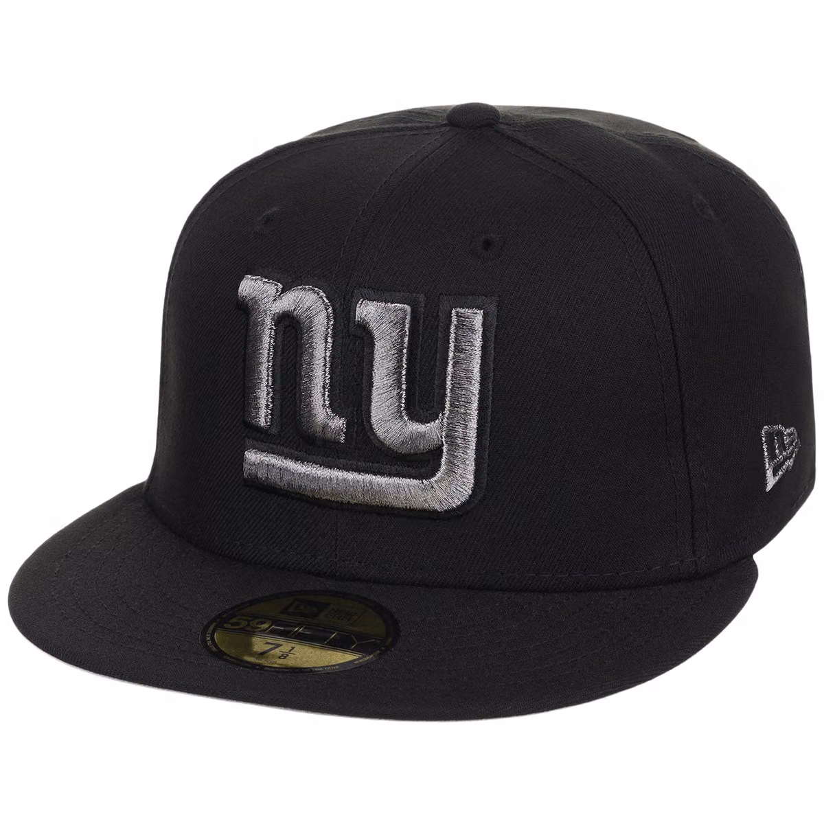 New York Giants NFL Liquid Titanium New Era 59FIFTY detail view