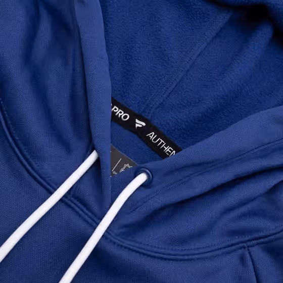 Tampa Bay Lightning 2024/25 Authentic Pro Rink Tech NHL Hoodie Blue view 4