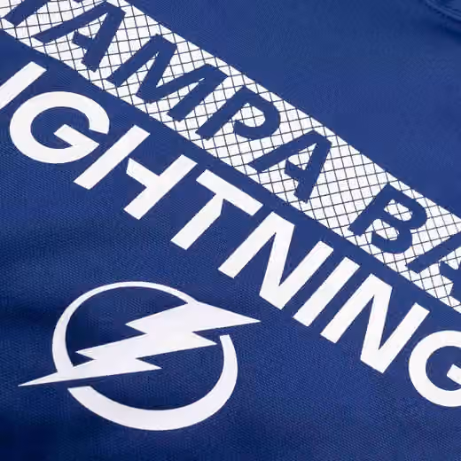 Tampa Bay Lightning 2024/25 Authentic Pro Rink Tech NHL Hoodie Blue view 3