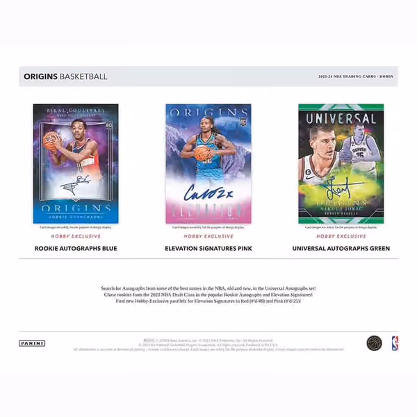 2023/24 Panini Origins Basketball NBA Hobby Box view 3
