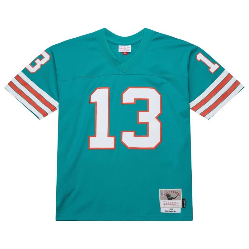 Dan Marino #13 Miami Dolphins 1984 Legacy Throwback NFL Jersey Aqua view 2