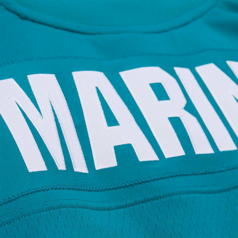 Dan Marino #13 Miami Dolphins 1984 Legacy Throwback NFL Jersey Aqua view 4