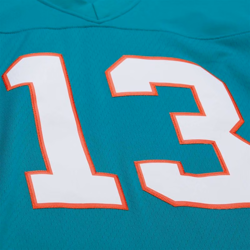 Dan Marino #13 Miami Dolphins 1984 Legacy Throwback NFL Jersey Aqua view 6