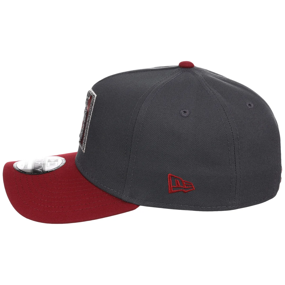 Arizona Diamondbacks MLB Graphite x Cardinal FASHION CORE New Era 9FORTY A-Frame detail view