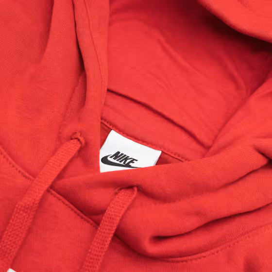 Tampa Bay Buccaneers Rewind Logo Nike Club NFL Hoodie Red view 4