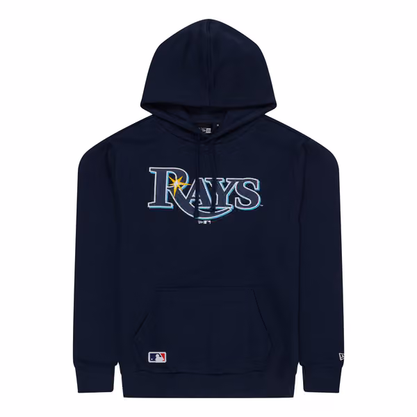 Tampa Bay Rays Team Logo New Era MLB Hoodie Navy view 1