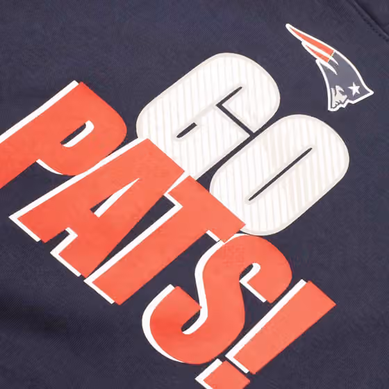 New England Patriots NFL Local Nike Club Fleece Hoodie view 3