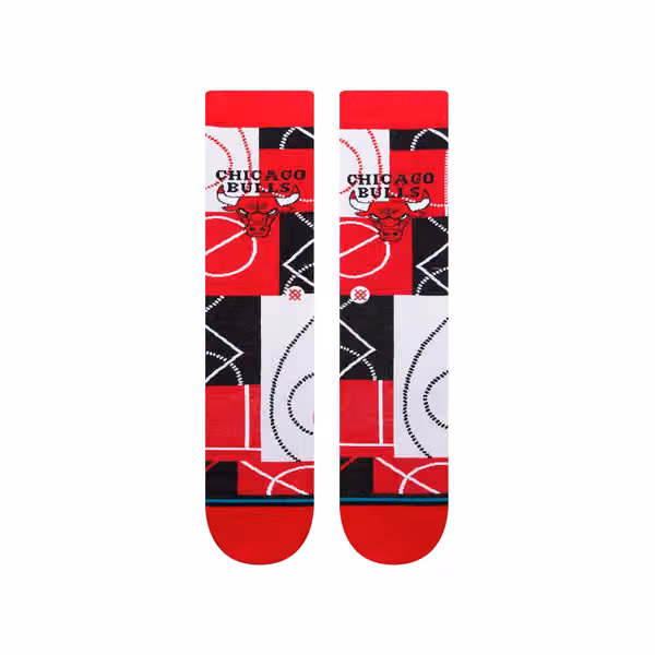 Chicago Bulls Zone Stance NBA Crew Socks view 2