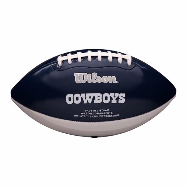 Dallas Cowboys City Pride Wilson PeeWee Size NFL Football view 2