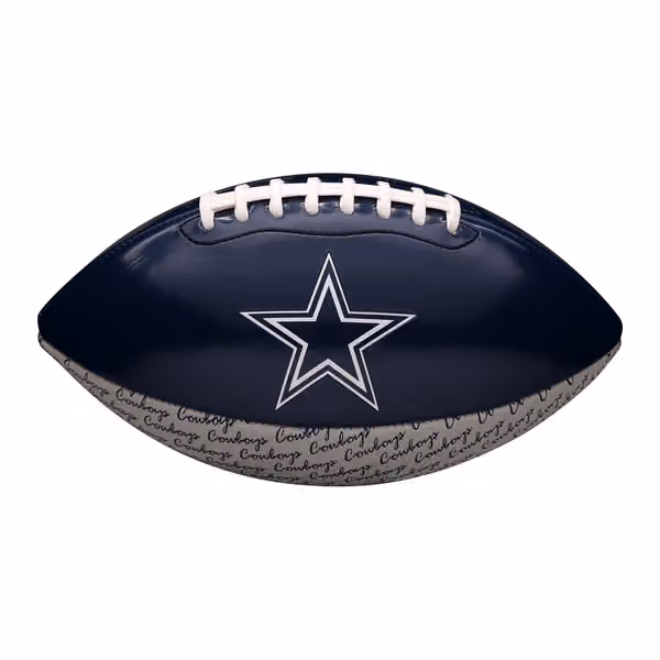 Dallas Cowboys City Pride Wilson PeeWee Size NFL Football view 1
