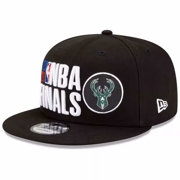 Milwaukee Bucks 2021 NBA Finals On-Court New Era 9FIFTY Snapback NBA Cap product photo
