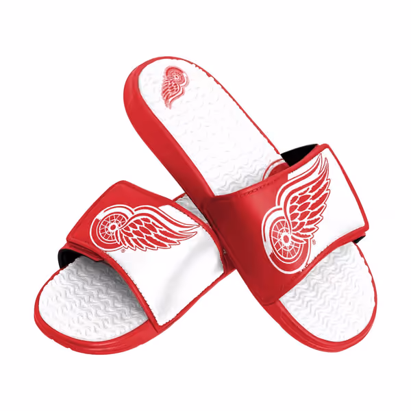 Detroit Red Wings Big Logo NHL Gel Slides view 2