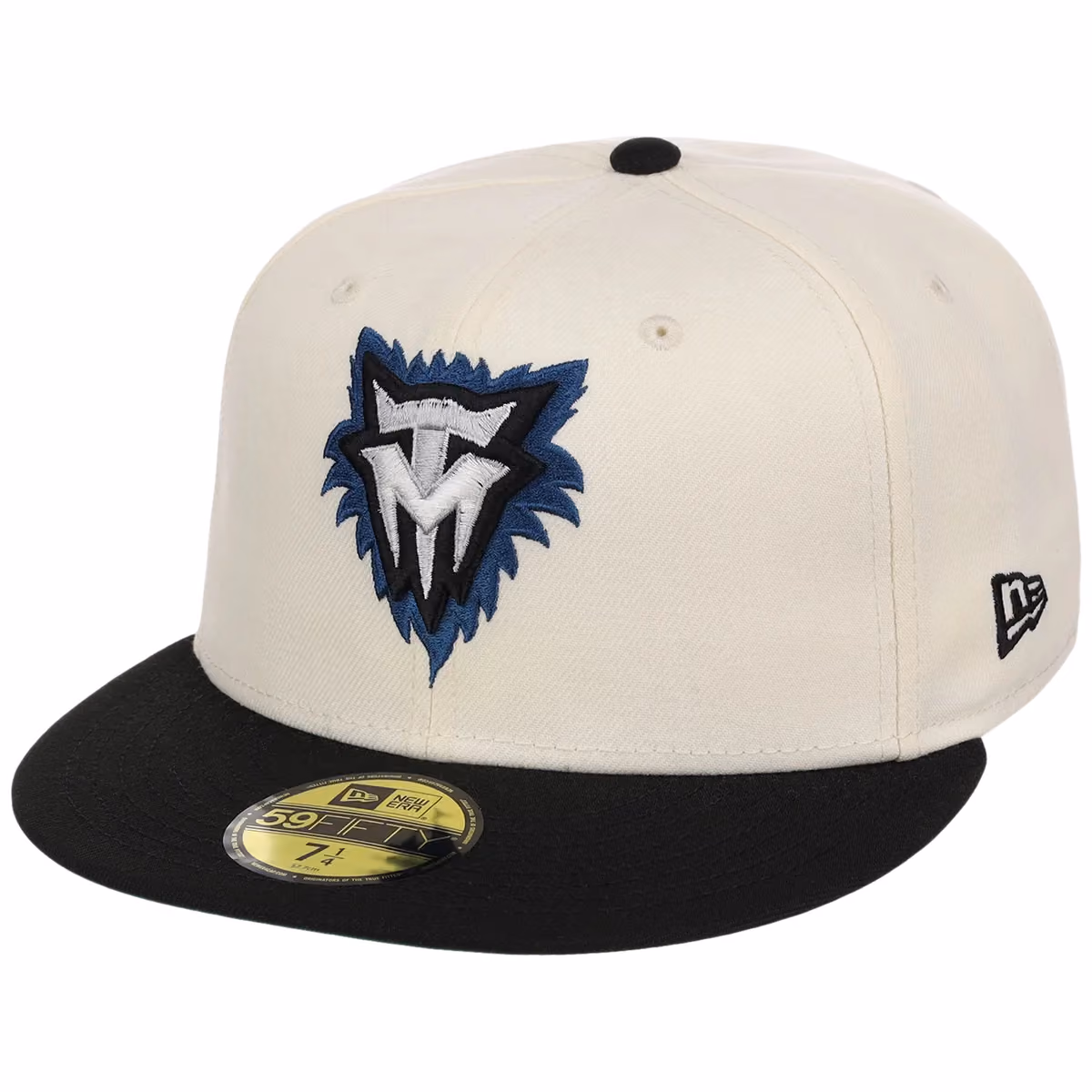 Minnesota Timberwolves NBA Chrome OTC New Era 59FIFTY (Chrome/Black) detail view
