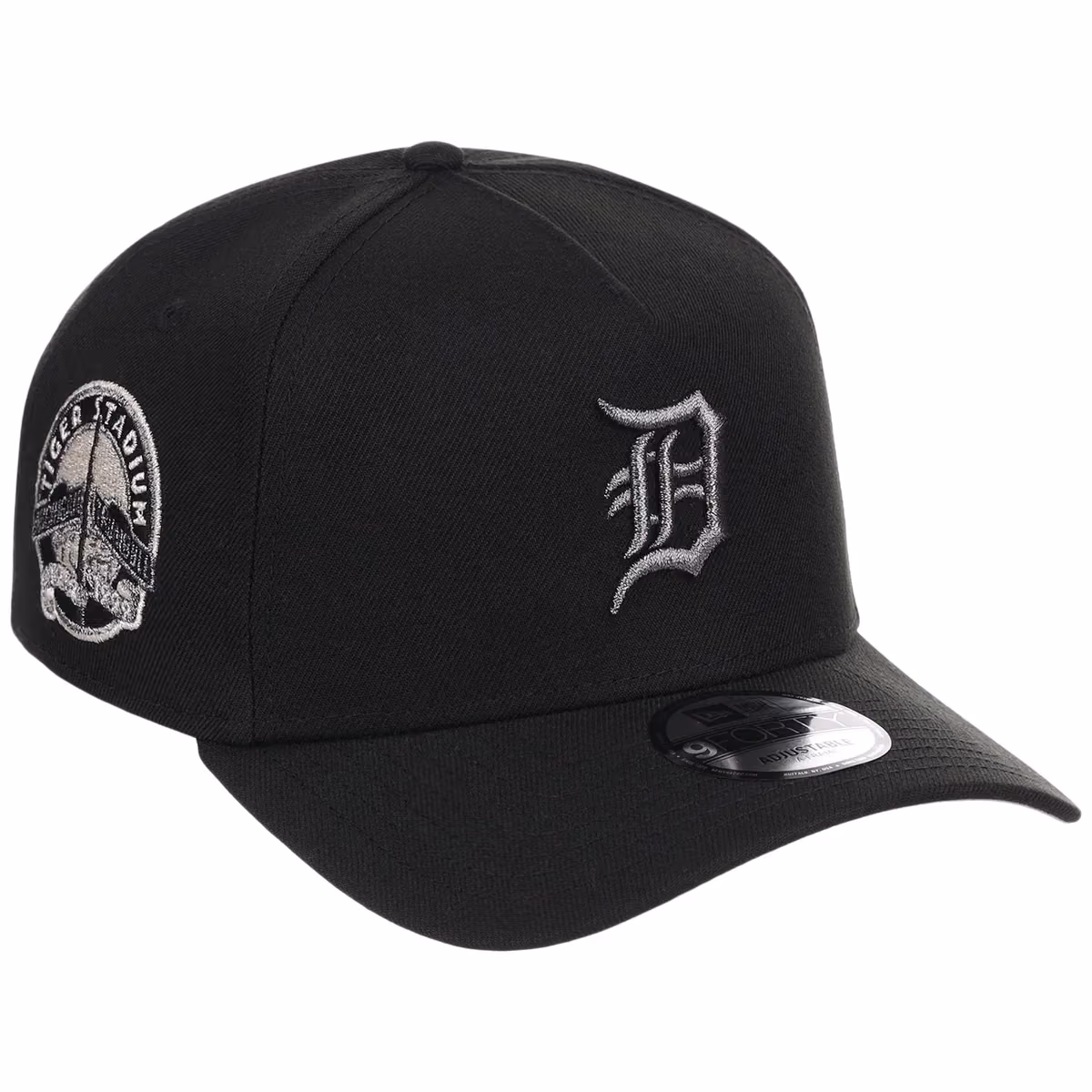 Detroit Tigers MLB Liquid Titanium New Era 9FORTY A-Frame front view