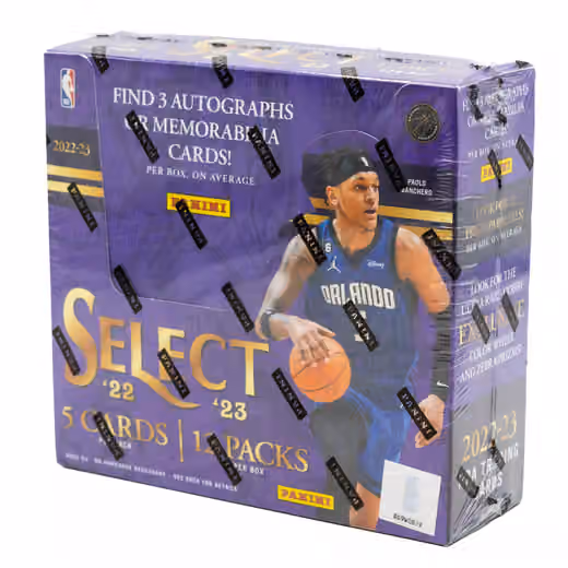 2022/23 Panini Select Basketball NBA Hobby Box view 1