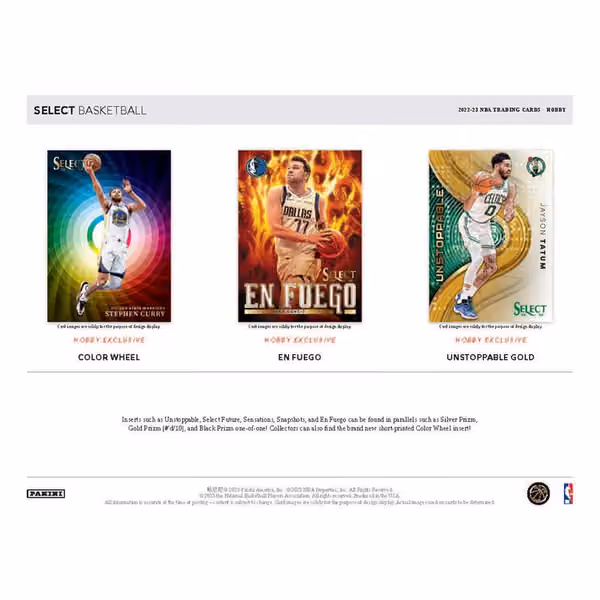 2022/23 Panini Select Basketball NBA Hobby Box view 4