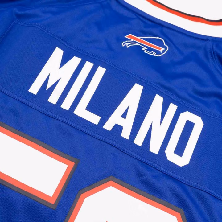 Matt Milano #58 Buffalo Bills Nike Game NFL Jersey Blue view 4