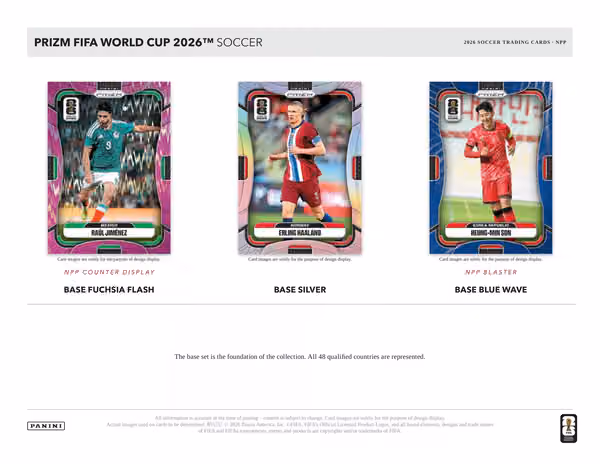 2026 Panini Prizm FIFA World Cup Fußball Mega Box view 2