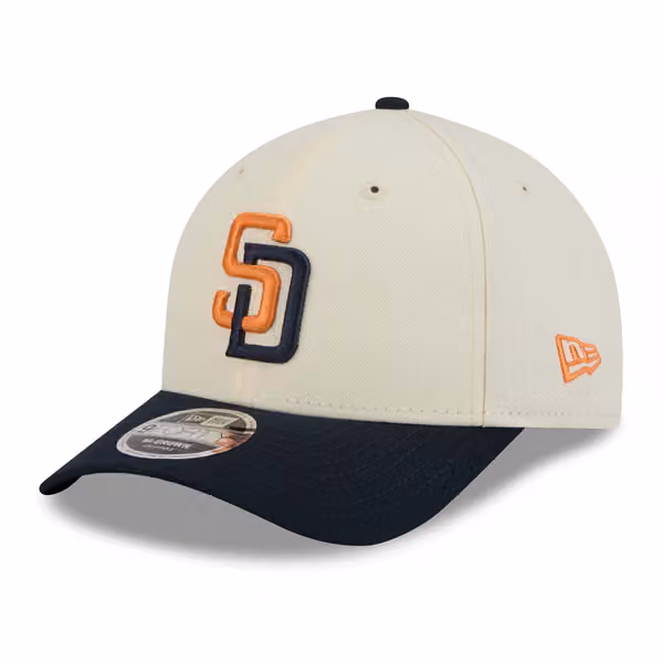 San Diego Padres MLB City Connect 9FORTY M-Crown Snapback Cap Natural product photo