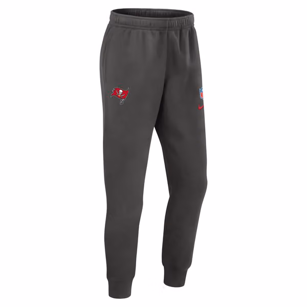 Tampa Bay Buccaneers 2024 NFL Sideline Nike Club Sweat Pants Pewter view 3