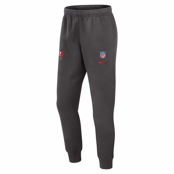 Tampa Bay Buccaneers 2024 NFL Sideline Nike Club Sweat Pants Pewter view 1