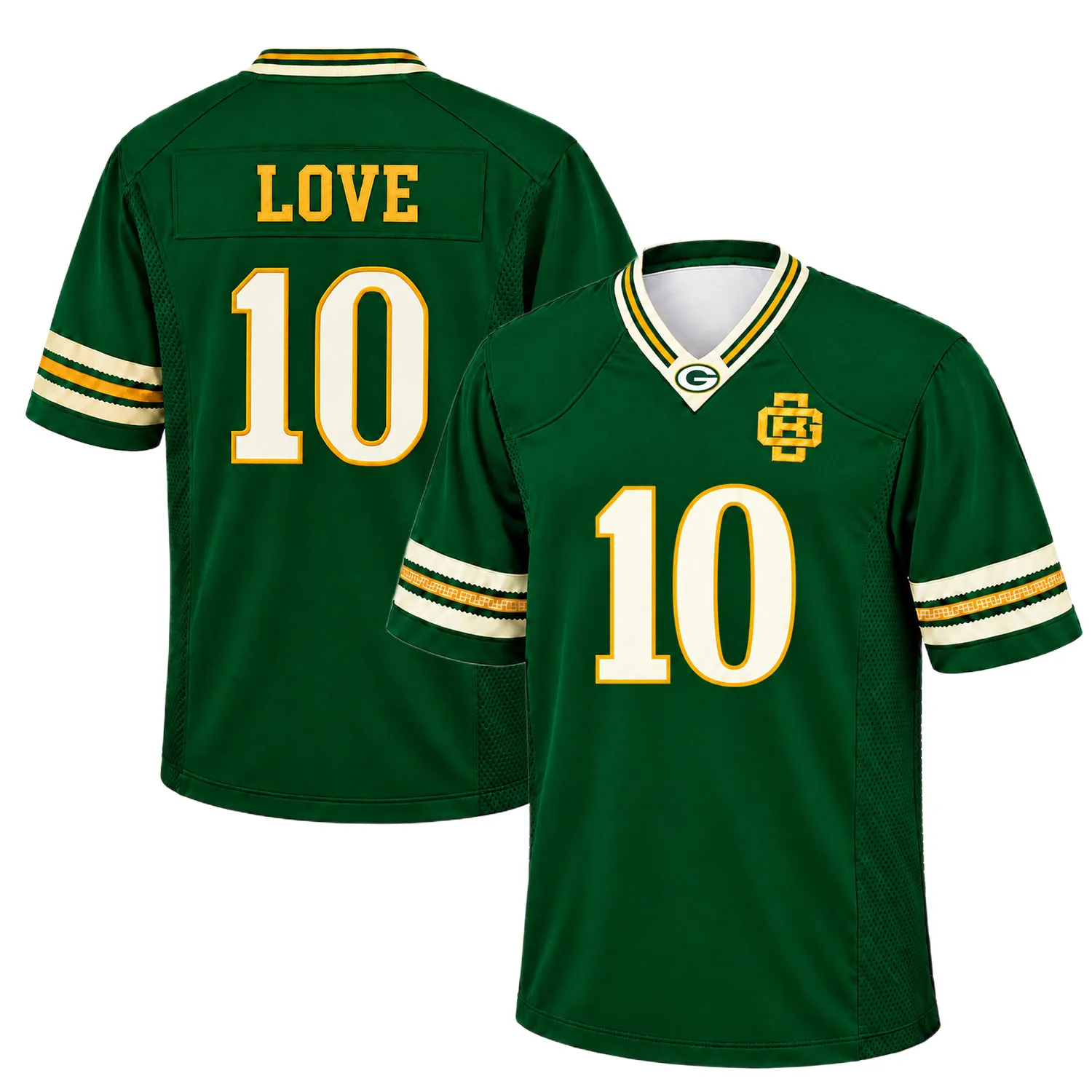 Jordan Love Green Packers Jersey Rivalry Confident Fan Style