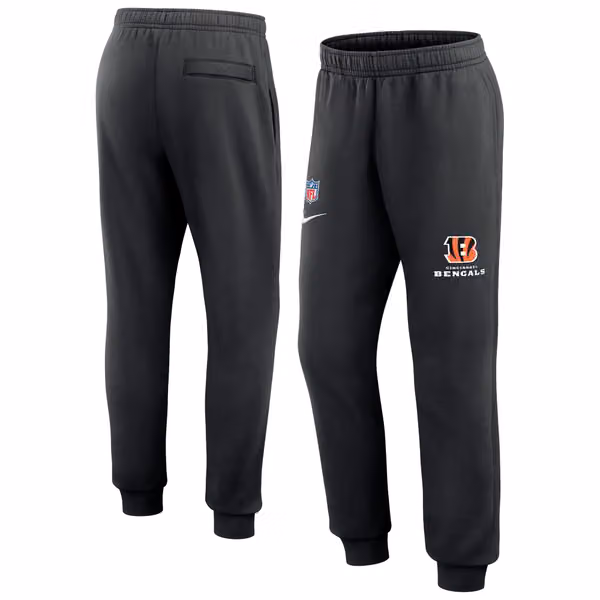 Cincinnati Bengals 2023 NFL Sideline Nike Club Jogger Pants Black view 1
