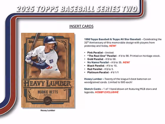 2025 Topps Series 2 Baseball MLB Hobby Box view 5