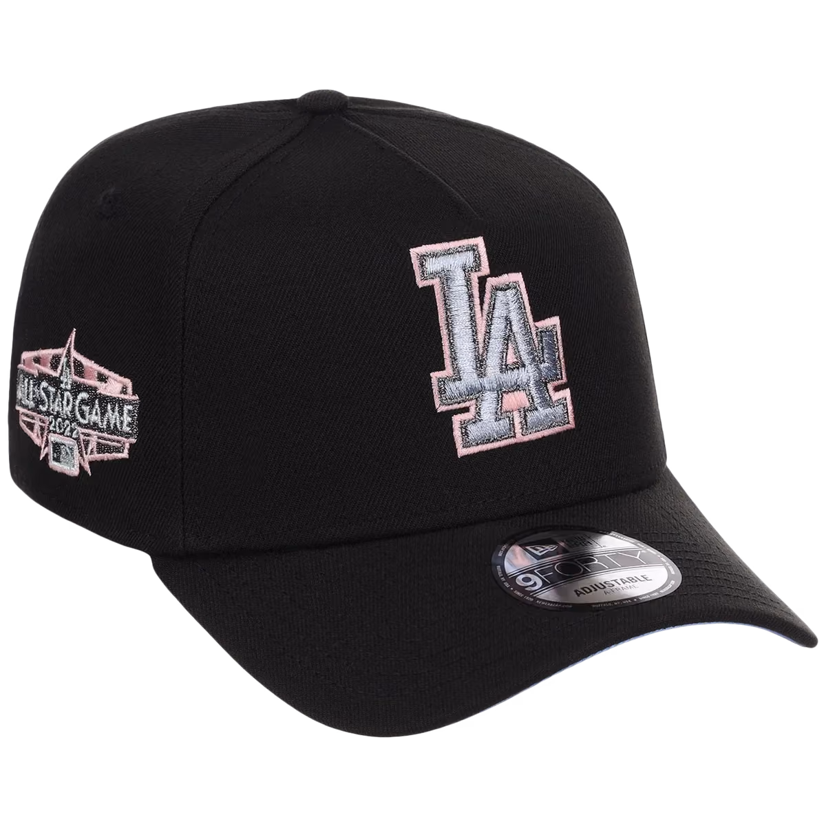 Los Angeles Dodgers MLB Pewter Skies New Era 9FORTY A-Frame front view