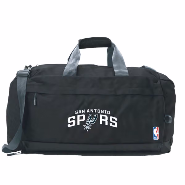 San Antonio Spurs NBA Duffle Bag Black view 1