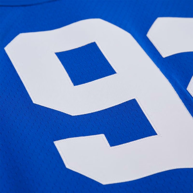 Michael Strahan #92 New York Giants 1994 Legacy Throwback NFL Jersey Blue view 5
