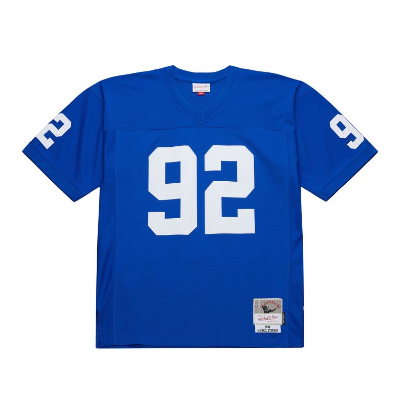 Michael Strahan #92 New York Giants 1994 Legacy Throwback NFL Jersey Blue view 2