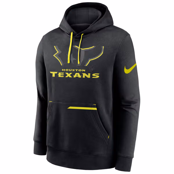 Houston Texans Nike VOLT NFL Hoodie Black view 1