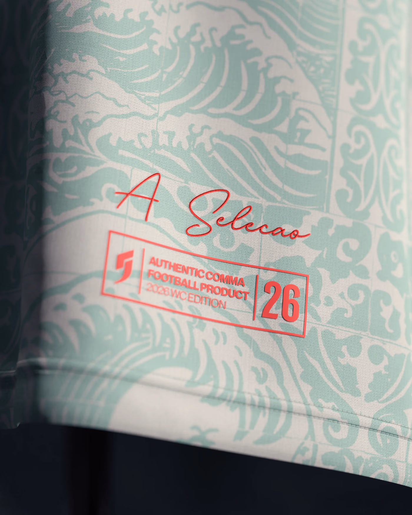 Jersevo Custom Personalized Portugal Away Heritage Jersey (2026WC Edition) detail view 6