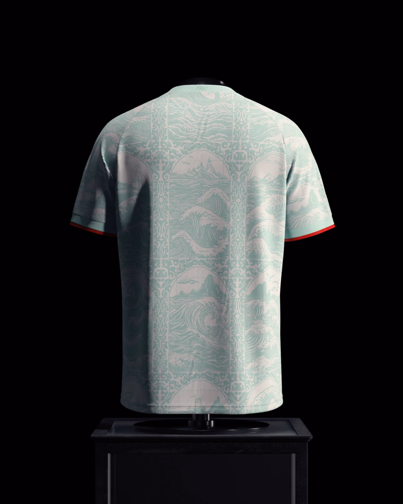 Jersevo Custom Personalized Portugal Away Heritage Jersey (2026WC Edition) back view