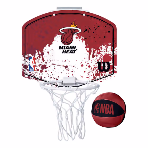 Miami Heat Wilson DRV NBA Mini Hoop Set view 1