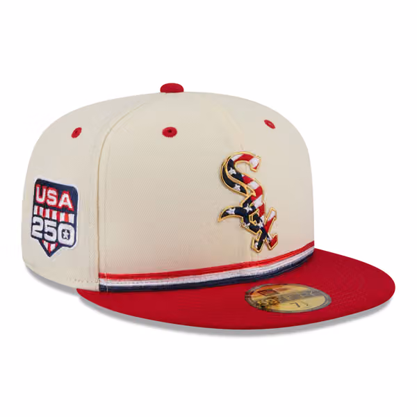 Chicago White Sox 2026 4th of July USA 250 59FIFTY Fitted MLB Cap product photo