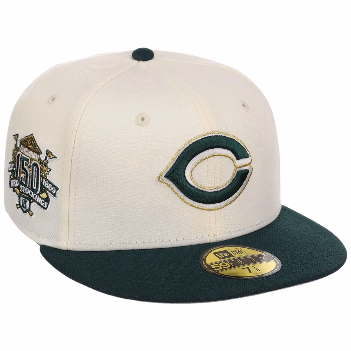 Cincinnati Reds MLB Gilded Ivy New Era 59FIFTY front view