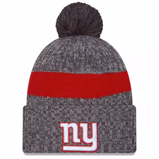 New York Giants Gray 2023 NFL Sideline New Era Sport Knit Hat product photo