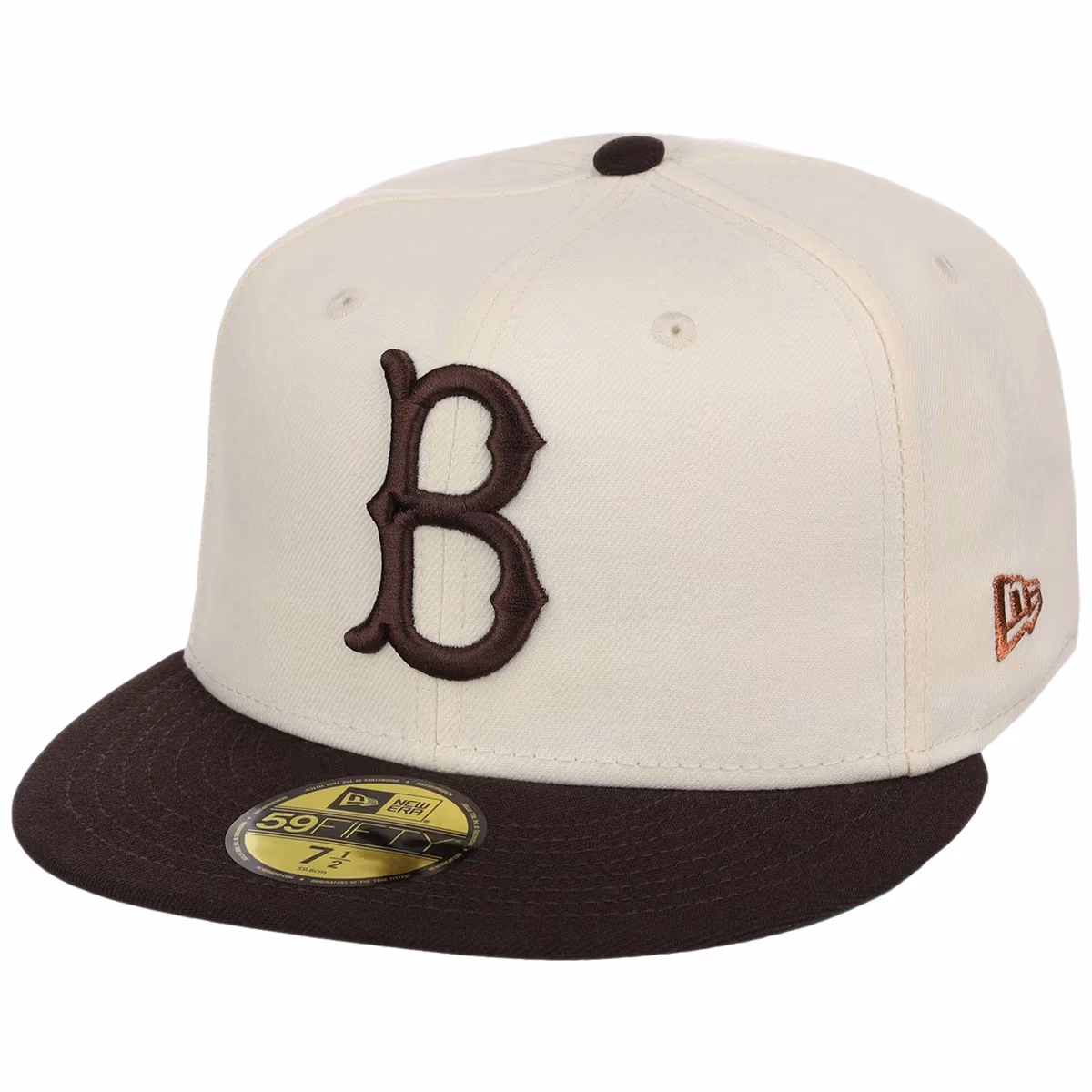 Brooklyn Dodgers MLB Walnut Reserve New Era 59FIFTY detail view