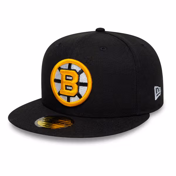 Boston Bruins Basic Logo 59FIFTY Fitted NHL Cap Black product photo